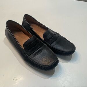Naturalizer Black Leather Loafers
